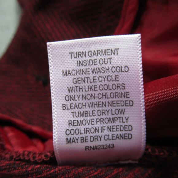 7th Avenue Suiting Collection Pants Womens 10 Red Dress Straight Classy Work - Picture 14 of 15